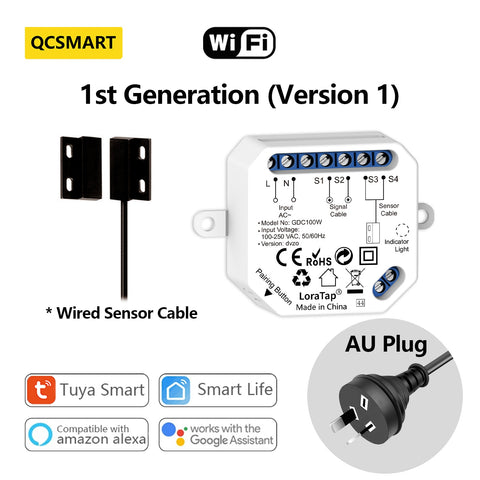 Garage Door Sensor Opener Controller Remote WiFi Switch