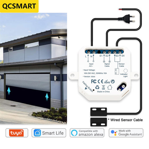 Garage Door Sensor Opener Controller Remote WiFi Switch